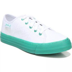 NIB ZODIAC Ella Platform Sneakers White/ Sea Green SZ 6.5